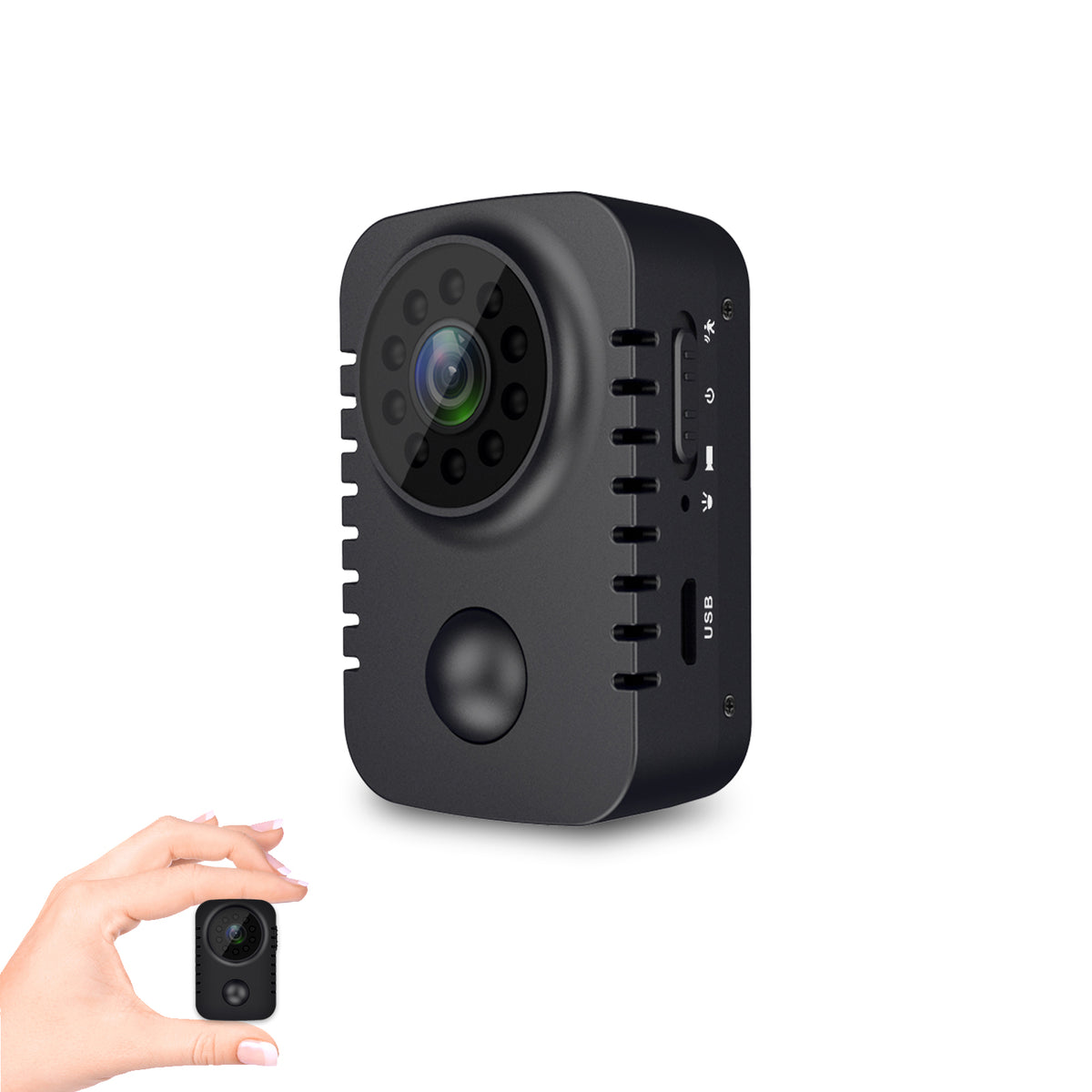 Mini camera FullHD 1080p, StarLight, PIR per 3 mesi di AUTONOMIA