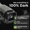 Night Vision Monocular, 1080p Infrared Monocular for 100% Darkness, 32GB Included, Travel, Camping, Hunting, Surveillance