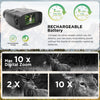 2.5K Night Vision Goggles, Rechargeable Night Vision Binoculars, 2.4