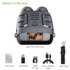 2.5K Night Vision Goggles, Rechargeable Night Vision Binoculars, 2.4